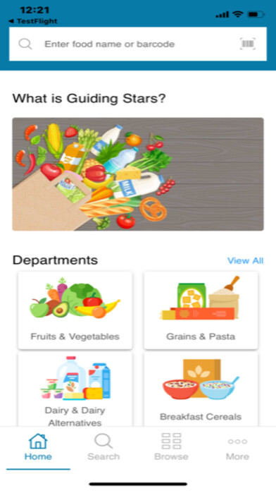 Emulate iPhone app Guiding Stars Food Finder using MyAndroid Emulate iPhone app Guiding Stars Food Finder using MyAndroid