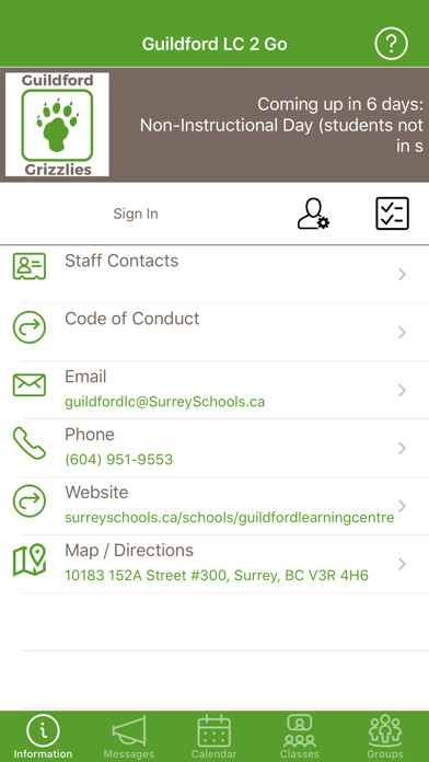 Emulate iPhone app Guildford LC 2 Go using MyAndroid Emulate iPhone app Guildford LC 2 Go using MyAndroid