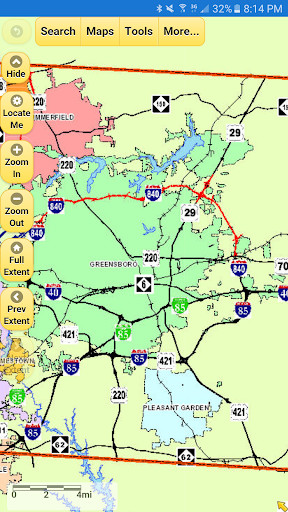 Run android online APK Guilford GIS Data Viewer from MyAndroid or emulate Guilford GIS Data Viewer using MyAndroid