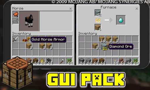 Run android online APK GUI Pack Addons Minecraft from MyAndroid or emulate GUI Pack Addons Minecraft using MyAndroid