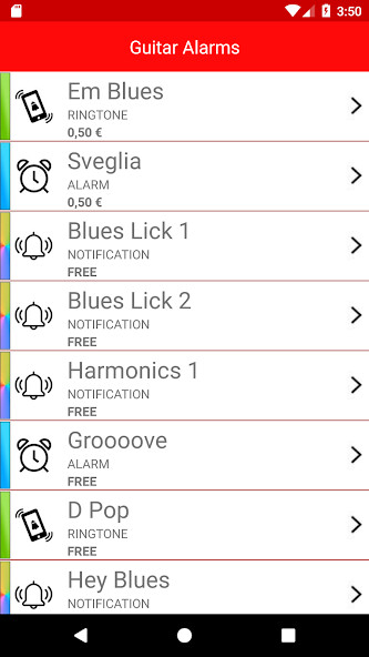 Run android online APK Guitar Alarms from MyAndroid or emulate Guitar Alarms using MyAndroid