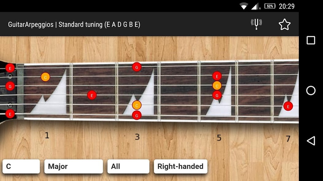 Emulate iPhone app Guitar Arpeggios using MyAndroid Emulate iPhone app Guitar Arpeggios using MyAndroid