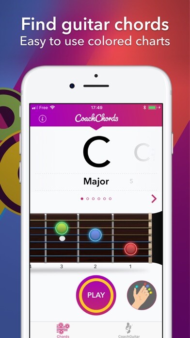 Emulate iPhone app Guitar Chords: Chart Notes app using MyAndroid Emulate iPhone app Guitar Chords: Chart Notes app using MyAndroid