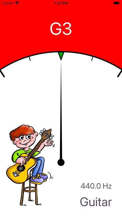 Emulate iPhone app Guitar Colour Tuner using MyAndroid Emulate iPhone app Guitar Colour Tuner using MyAndroid