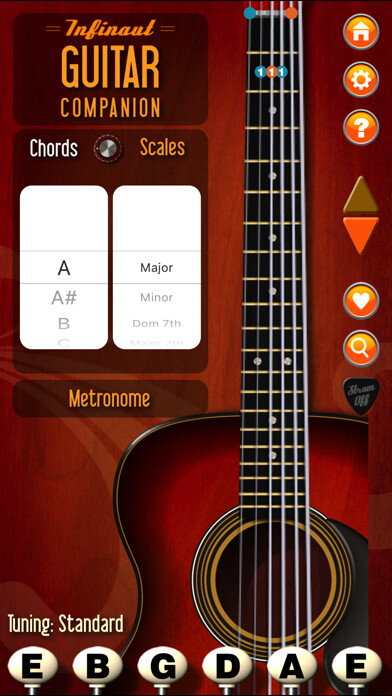 Emulate iPhone app Guitar Companion using MyAndroid Emulate iPhone app Guitar Companion using MyAndroid