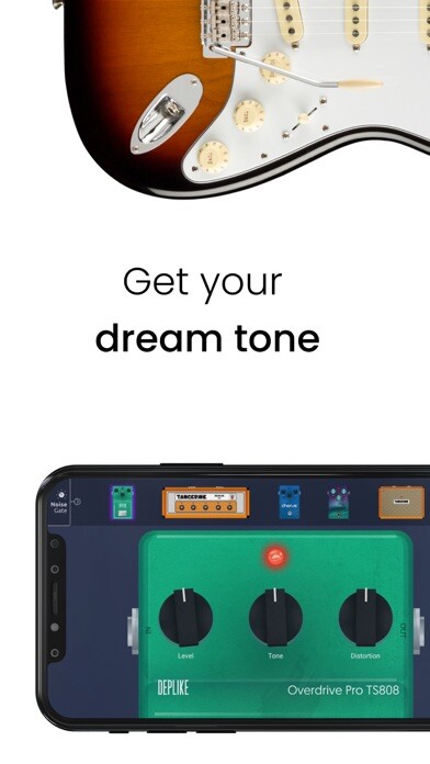Emulate iPhone app Guitar Effects & Amps- Deplike using MyAndroid