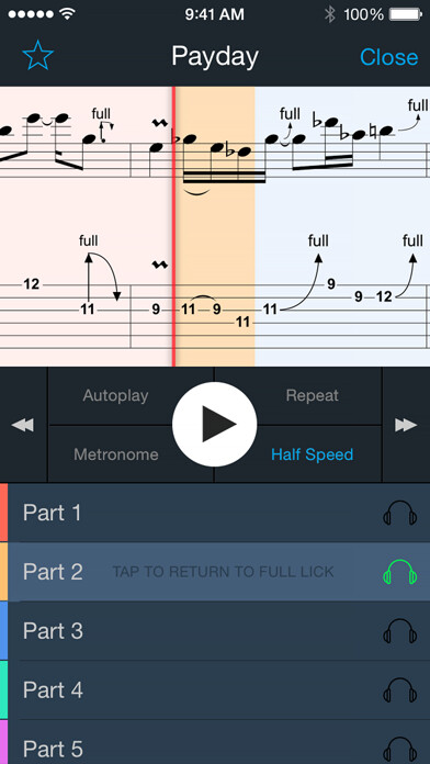 Emulate iPhone app Guitar Lick Master - 50+ Licks, Ultimate Trainer with Smart Tabs using MyAndroid Emulate iPhone app Guitar Lick Master - 50+ Licks, Ultimate Trainer with Smart Tabs using MyAndroid