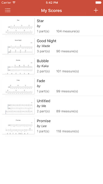 Emulate iPhone app Guitar Notation - Tabs&Chords using MyAndroid Emulate iPhone app Guitar Notation - Tabs&Chords using MyAndroid