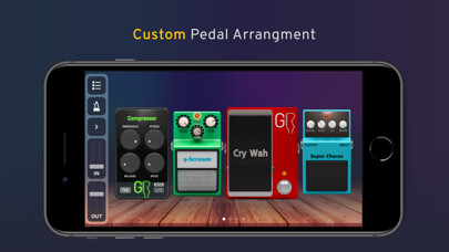 Emulate iPhone app Guitar Rack using MyAndroid