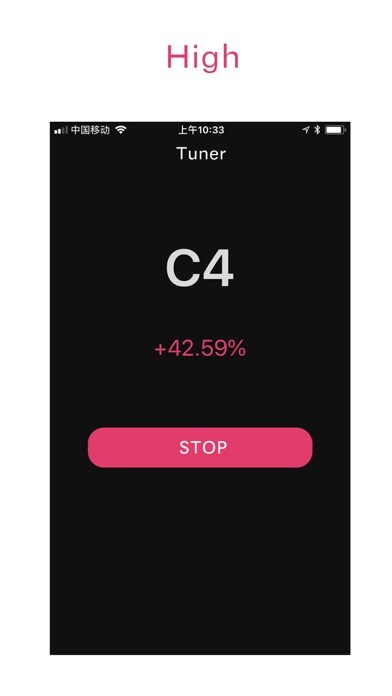 Emulate iPhone app Guitar Tuner - Pro using MyAndroid