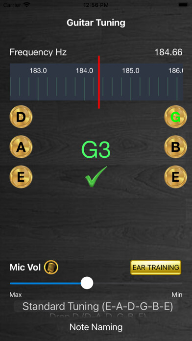 Emulate iPhone app Guitar Tuning Tuner using MyAndroid Emulate iPhone app Guitar Tuning Tuner using MyAndroid