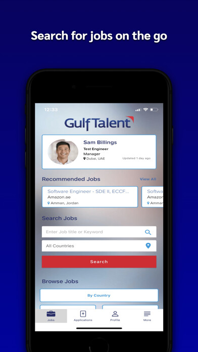 Emulate iPhone app GulfTalent - Job Search App using MyAndroid Emulate iPhone app GulfTalent - Job Search App using MyAndroid