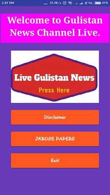 Emulate Android APK Gulistan News Live Stream
