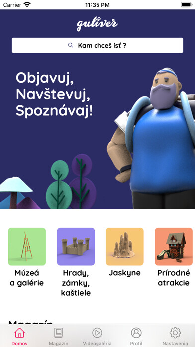 Run android online APK Guliver from MyAndroid or emulate Guliver using MyAndroid