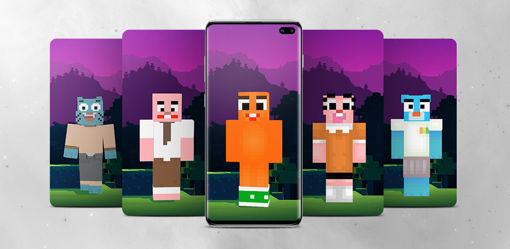 Run android online APK Gumball Skin for Minecraft from MyAndroid or emulate Gumball Skin for Minecraft using MyAndroid