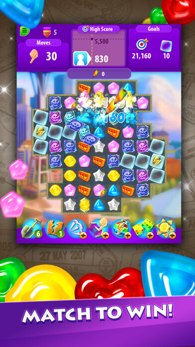 Emulate iPhone app Gummy Drop! Match 3 Puzzles using MyAndroid