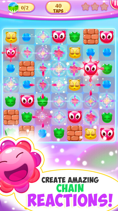 Emulate iPhone app Gummy Pop Chain Reaction Games using MyAndroid Emulate iPhone app Gummy Pop Chain Reaction Games using MyAndroid