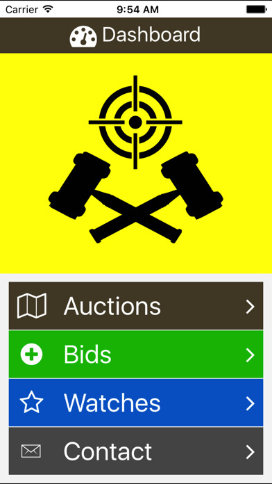 Emulate iPhone app Gun Auctions USA using MyAndroid Emulate iPhone app Gun Auctions USA using MyAndroid