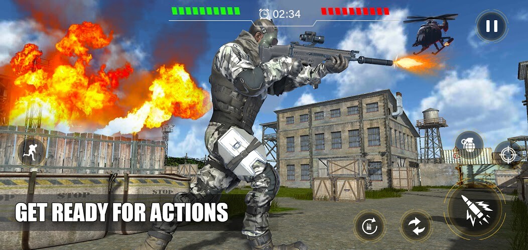 Run android online APK Gun Games 3D - Army Shooting from MyAndroid or emulate Gun Games 3D - Army Shooting using MyAndroid