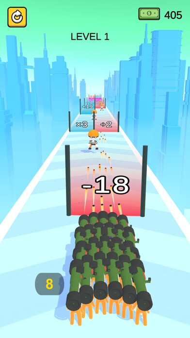 Emulate iPhone app Gun Guys Fever - Stumble Hero using MyAndroid