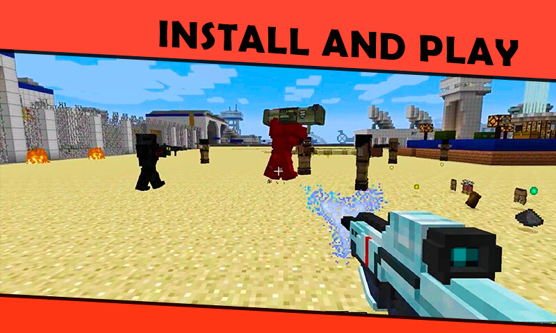 Run android online APK Gun Mod for MCPE from MyAndroid or emulate Gun Mod for MCPE using MyAndroid