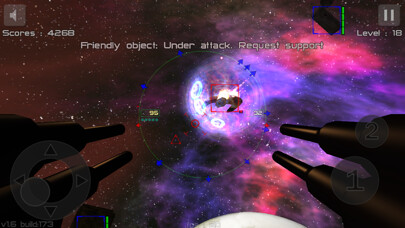 Emulate iPhone app Gunner : Galaxy Defender 3D using MyAndroid