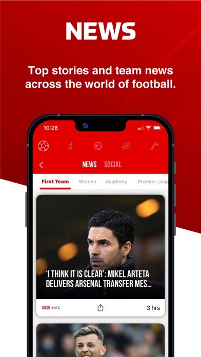 Emulate iPhone app Gunners - Live Scores & News using MyAndroid Emulate iPhone app Gunners - Live Scores & News using MyAndroid