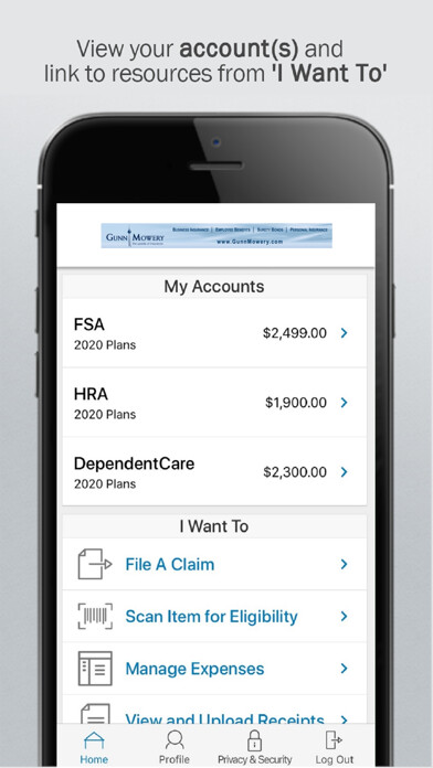 Emulate iPhone app GunnMowery Reimbursement Plans using MyAndroid Emulate iPhone app GunnMowery Reimbursement Plans using MyAndroid