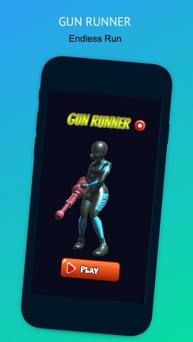 Emulate iPhone app Gun Runner-Easy,Rythm,Arcde,12 using MyAndroid