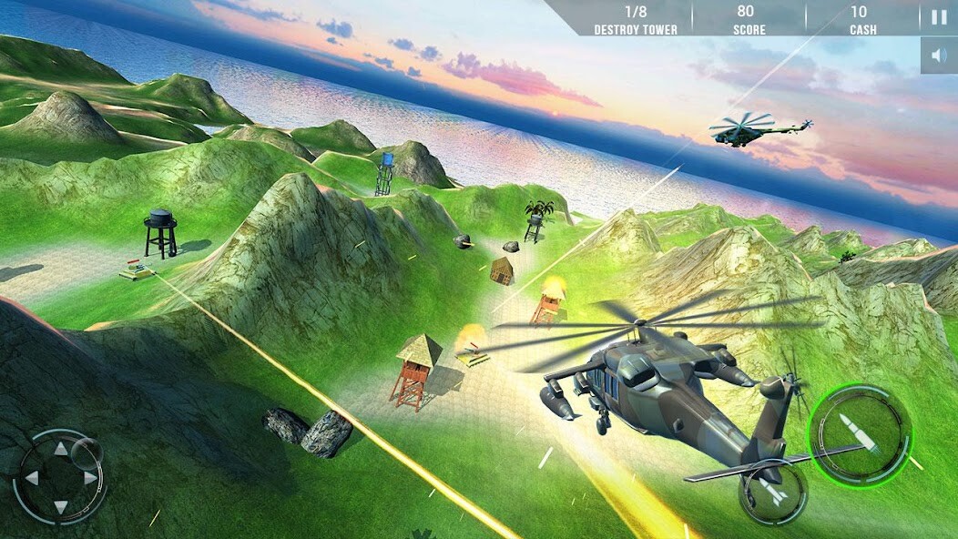 Run android online APK Gunship Combat Helicopter Game from MyAndroid or emulate Gunship Combat Helicopter Game using MyAndroid