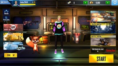 Emulate iPhone app Gun Strike: Battlegrounds Game using MyAndroid