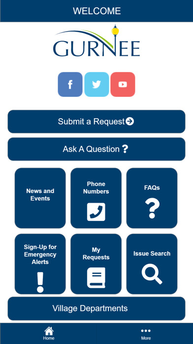 Emulate iPhone app Gurnee Citizen Portal using MyAndroid Emulate iPhone app Gurnee Citizen Portal using MyAndroid
