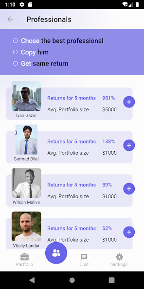 Run android online APK Guru - copy performing traders from MyAndroid or emulate Guru - copy performing traders using MyAndroid
