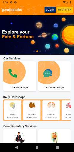 Run android online APK Guruji Speaks - Best Astrologers Available Online from MyAndroid or emulate Guruji Speaks - Best Astrologers Available Online using MyAndroid