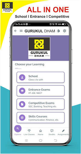 Run android online APK Gurukul Dham : My Smart E-Learning App from MyAndroid or emulate Gurukul Dham : My Smart E-Learning App using MyAndroid