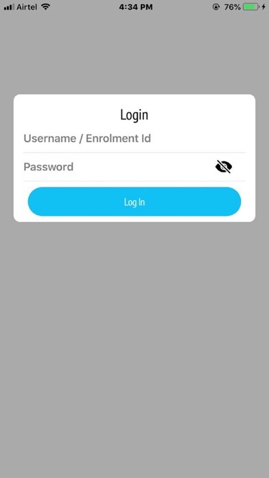 Emulate iPhone app Gurukul Excellence using MyAndroid