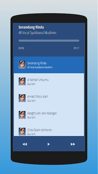 Run android online APK Gus Azmi Sholawat Offline (plus lirik lagu) from MyAndroid or emulate Gus Azmi Sholawat Offline (plus lirik lagu) using MyAndroid
