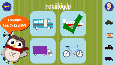 Emulate iPhone app Gus on the Go: Hungarian using MyAndroid