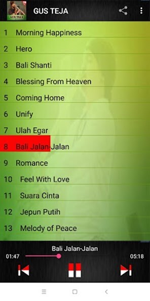 Run android online APK Gus Teja Album from MyAndroid or emulate Gus Teja Album using MyAndroid