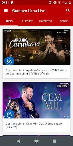 Run android online APK Gusttavo Lima Live from MyAndroid or emulate Gusttavo Lima Live using MyAndroid