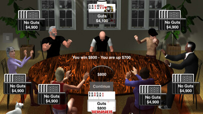 Emulate iPhone app Guts Poker Club using MyAndroid