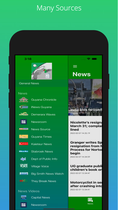 Emulate iPhone app Guyana World using MyAndroid Emulate iPhone app Guyana World using MyAndroid