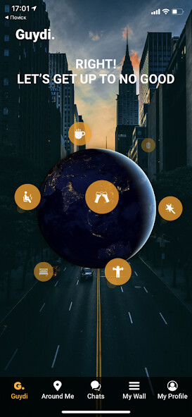 Run android online APK Guydi from MyAndroid or emulate Guydi using MyAndroid