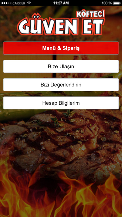 Emulate iPhone app Güven Et Mangal using MyAndroid Emulate iPhone app Güven Et Mangal using MyAndroid