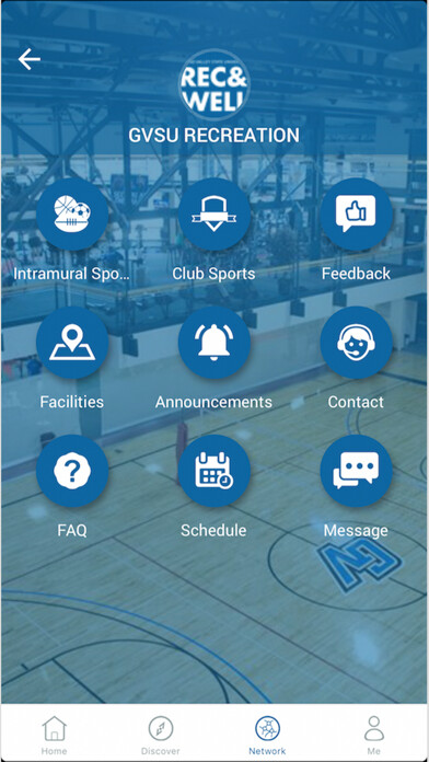 Emulate iPhone app GVSU Recreation using MyAndroid Emulate iPhone app GVSU Recreation using MyAndroid
