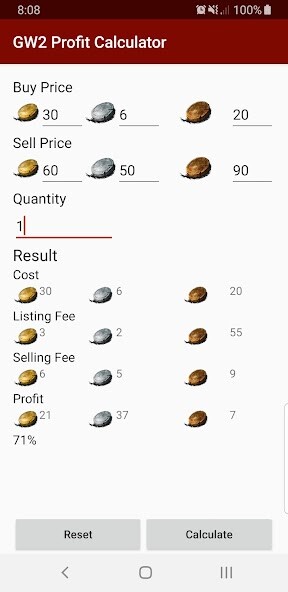 Run android online APK GW2 Profit Calculator from MyAndroid or emulate GW2 Profit Calculator using MyAndroid Run android online APK GW2 Profit Calculator from MyAndroid or emulate GW2 Profit Calculator using MyAndroid