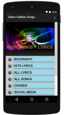 Emulate Android APK Gwen Guthrie SongsLyrics Emulate Android APK Gwen Guthrie SongsLyrics