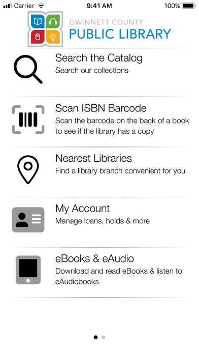 Emulate iPhone app Gwinnett Library using MyAndroid Emulate iPhone app Gwinnett Library using MyAndroid