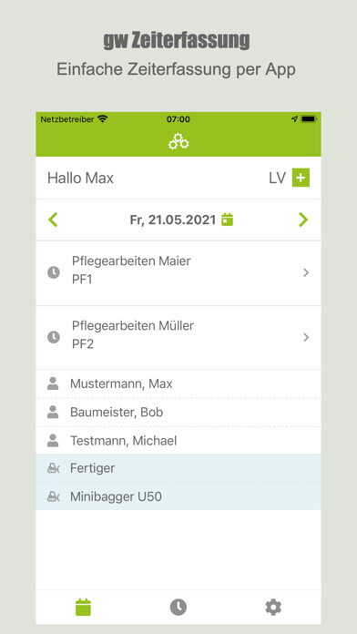 Emulate iPhone app gw Zeit using MyAndroid