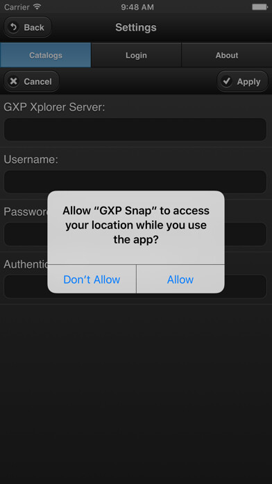 Emulate iPhone app GXP Xplorer Snap using MyAndroid